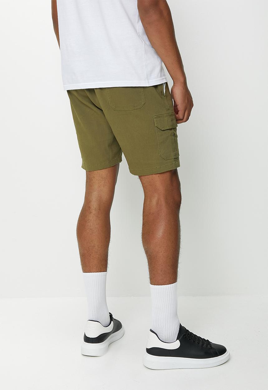 STYLE REPUBLIC - Odin cargo short - army green
