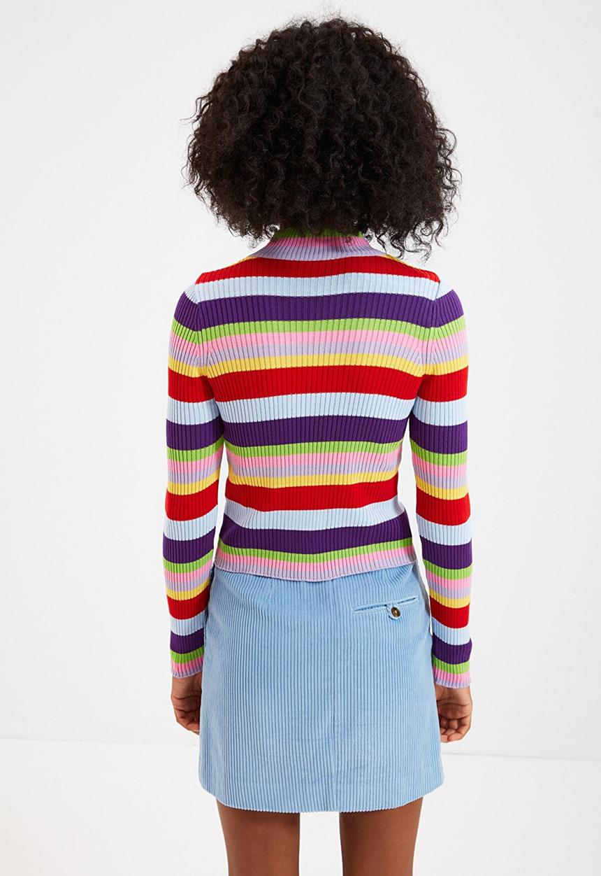 Trendyol - Striped knitwear sweater - multi