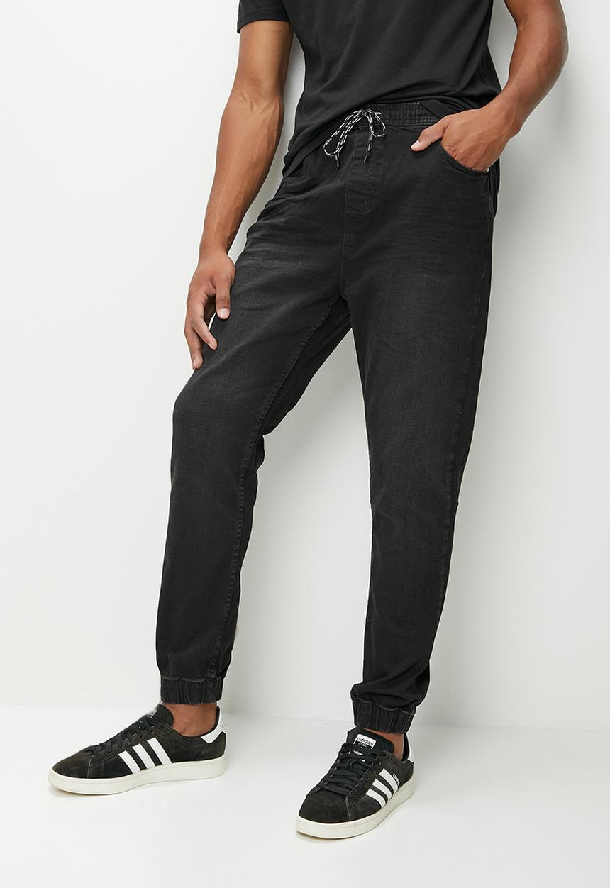 STYLE REPUBLIC - Byron tapered fit jogger jeans - washed black