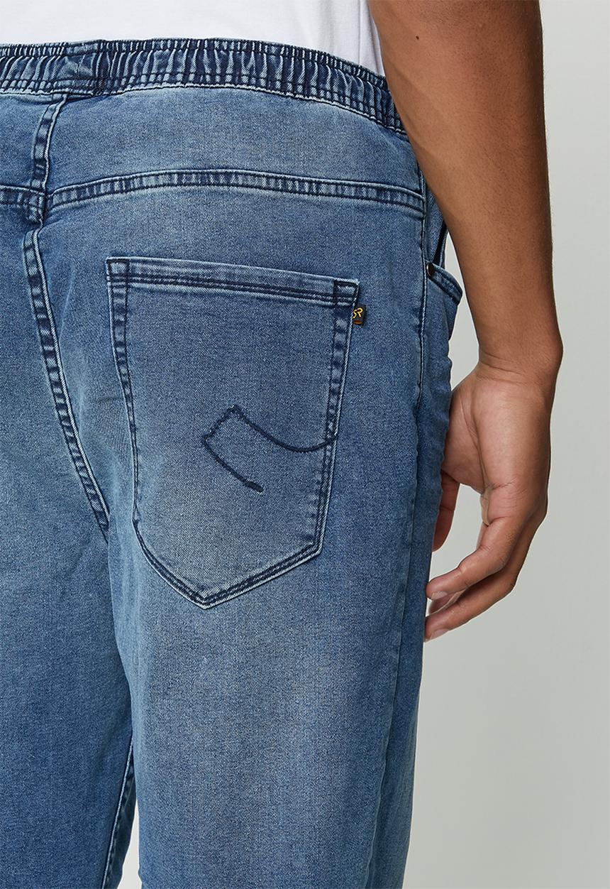 STYLE REPUBLIC - Byron tapered fit jogger jeans - washed dark blue