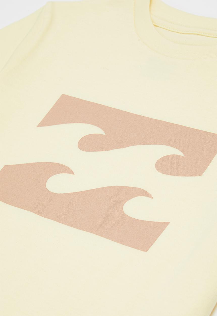 Billabong  - Boys team wave tee - mellow yellow
