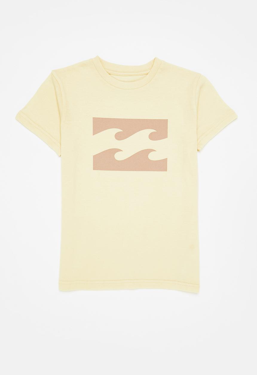 Billabong  - Boys team wave tee - mellow yellow