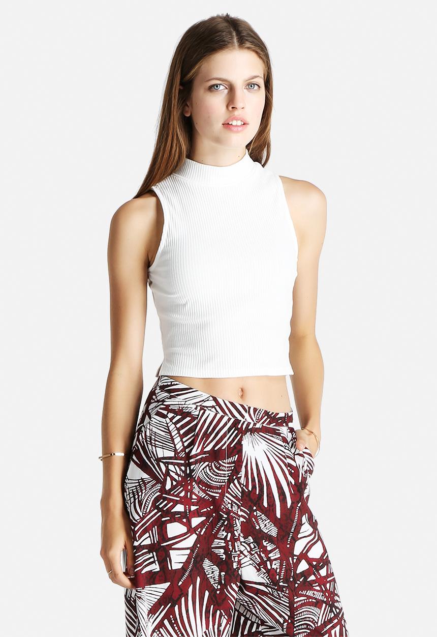 Glamorous - Sleeveless Rib Crop