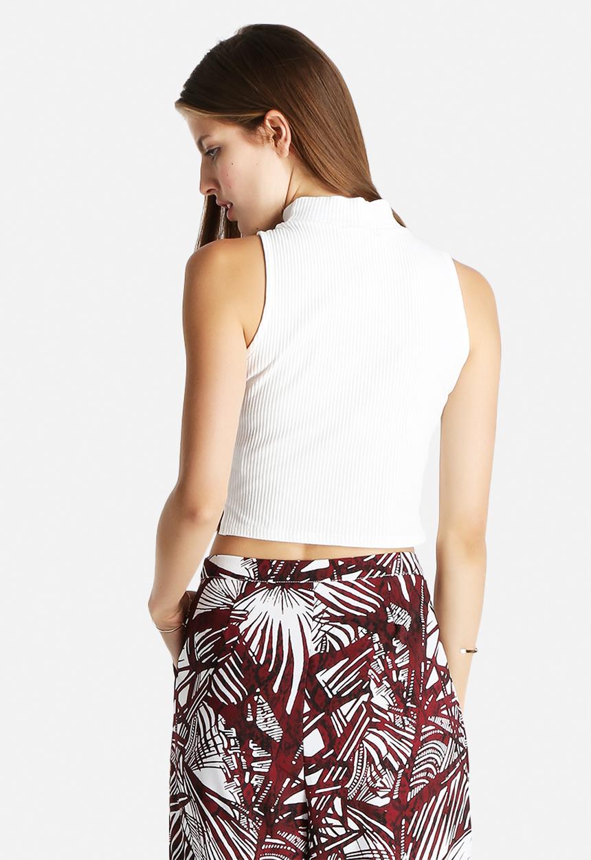 Glamorous - Sleeveless Rib Crop