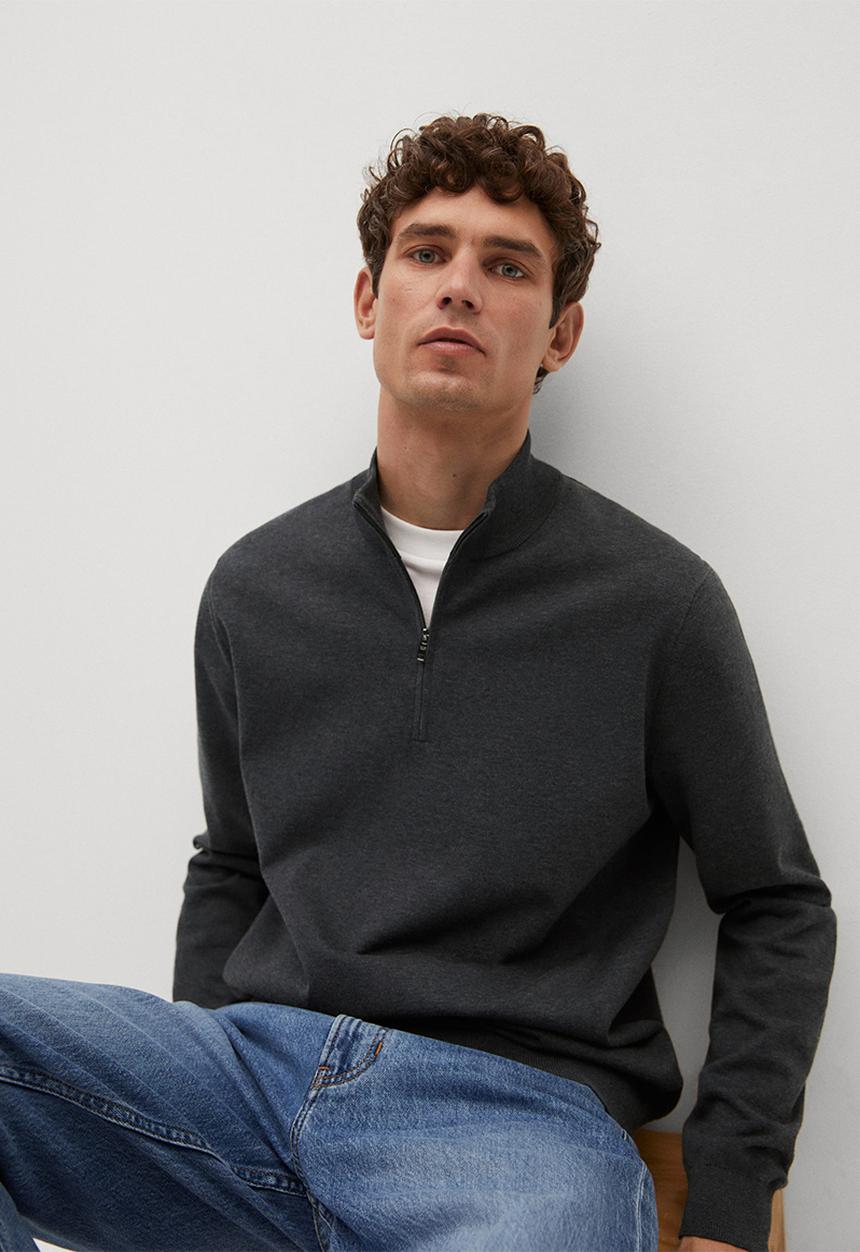MANGO - Sweater tenp Knitwear - dark grey