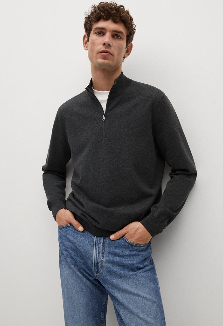 MANGO - Sweater tenp Knitwear - dark grey