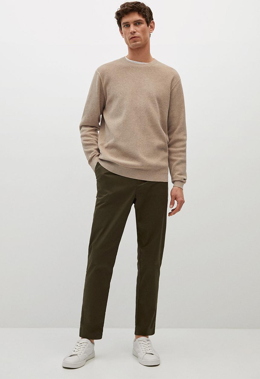 MANGO - Sweater Antigua fine Knitwear  - light beige