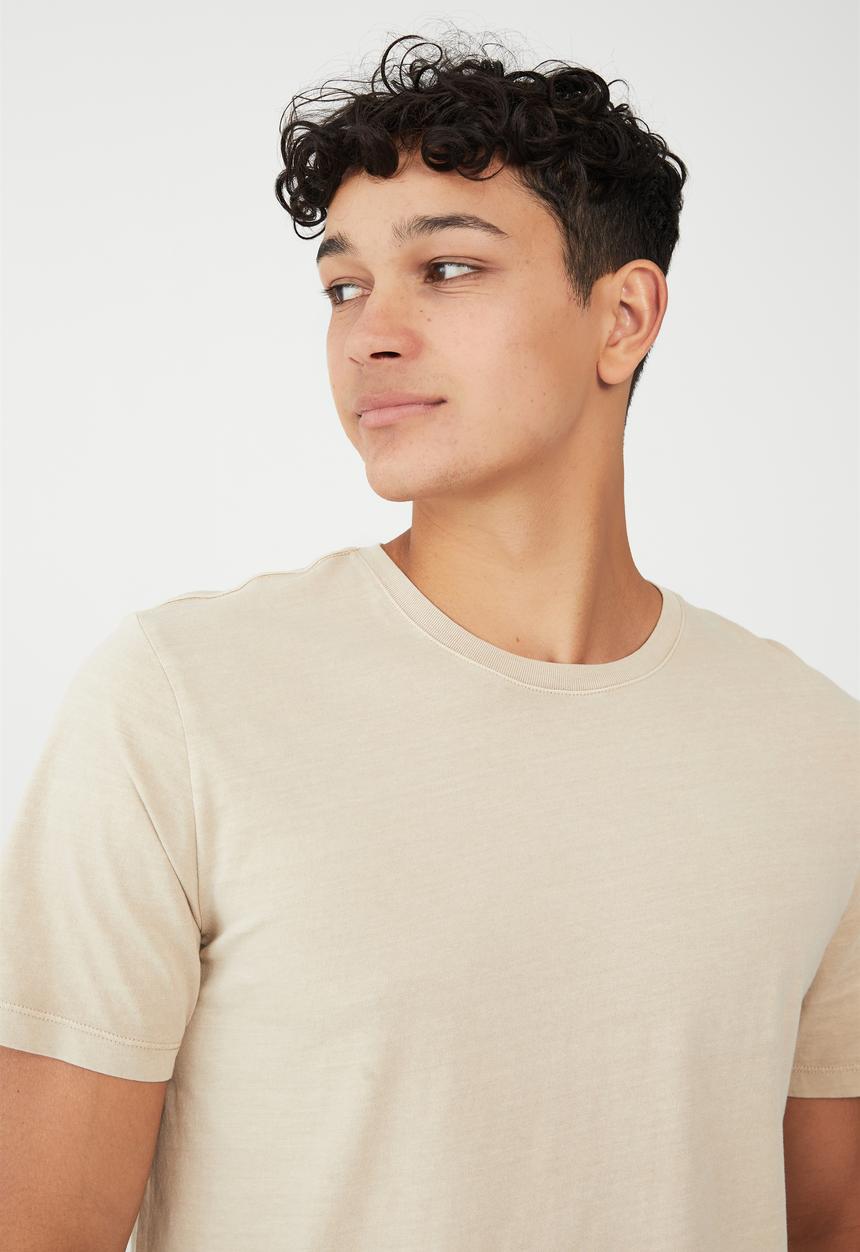 Cotton On - Organic loose fit t-shirt - stone clay