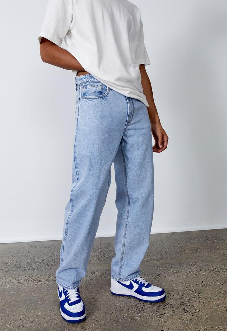 Factorie - 93 original straight jean - thrift bleach blue