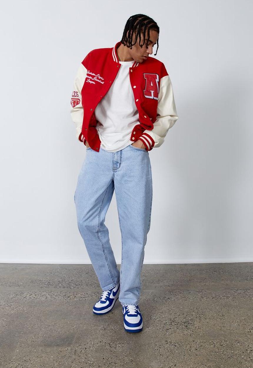 Factorie - 93 original straight jean - thrift bleach blue