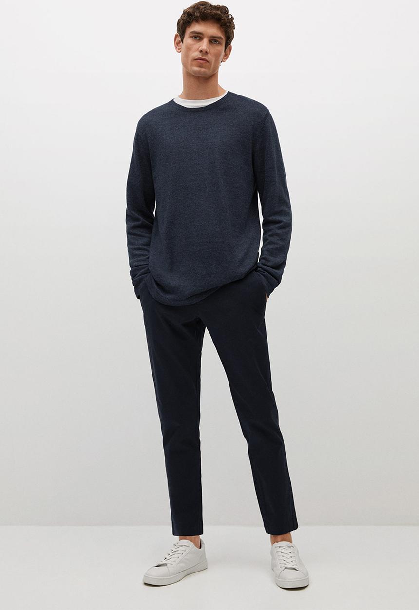 MANGO - Sweater Avena fine Knitwear - medium blue