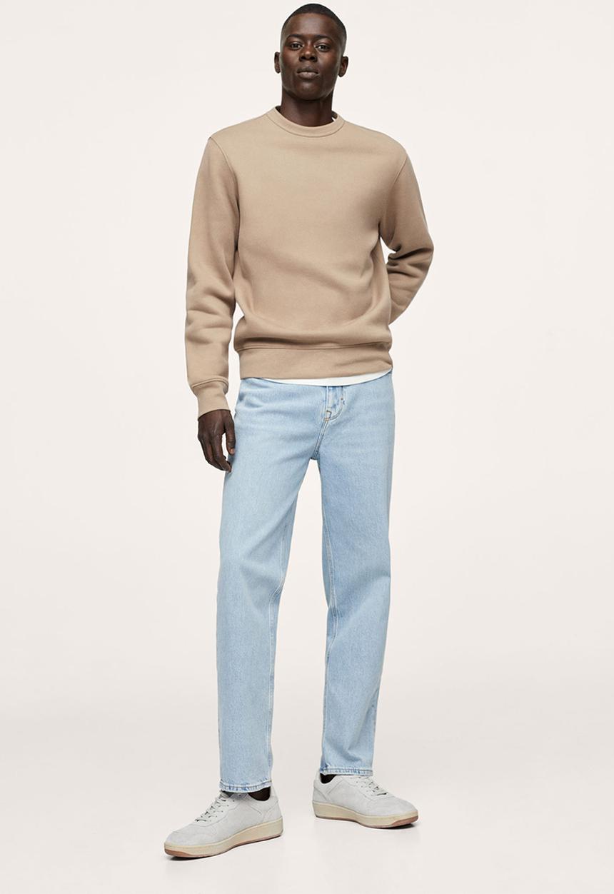 MANGO - Sweatshirt nola  - mid-brown
