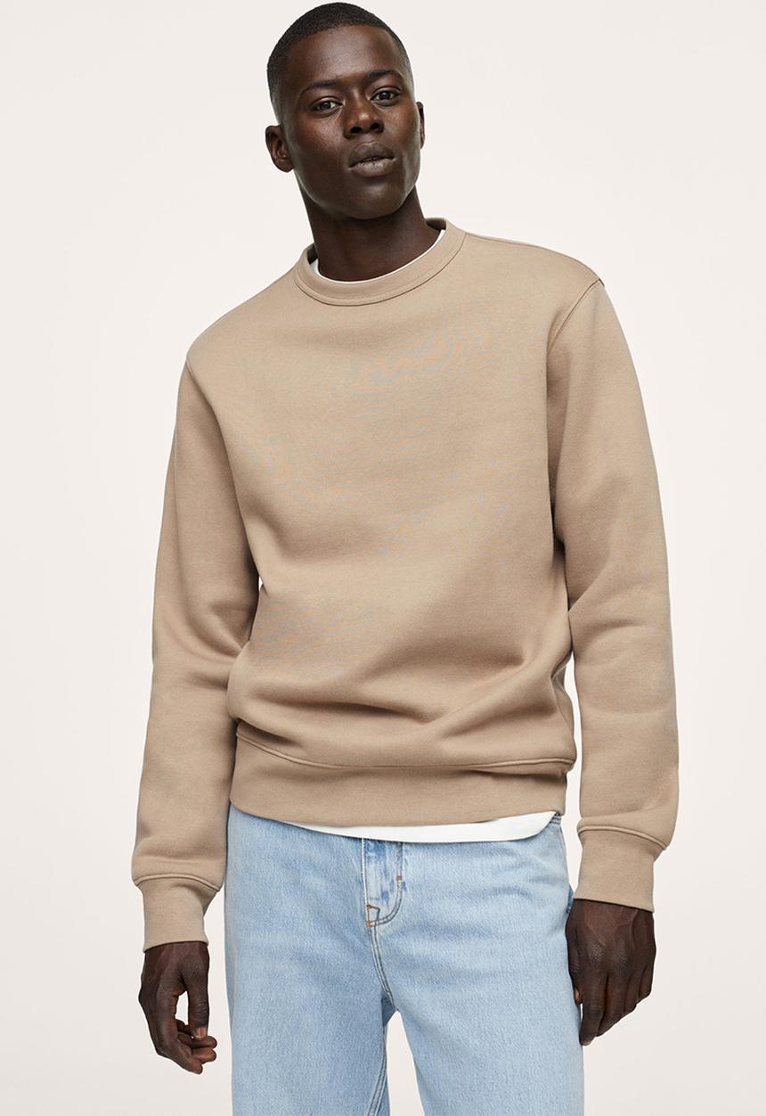 MANGO - Sweatshirt nola  - mid-brown