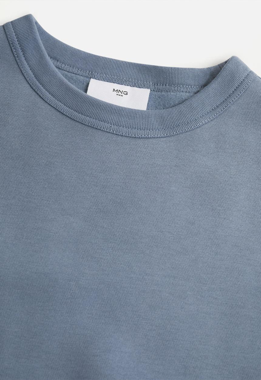 MANGO - Sweatshirt nola  - mid-blue