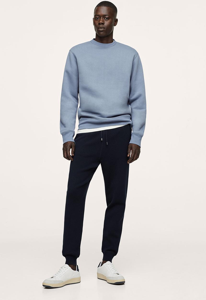 MANGO - Sweatshirt nola  - mid-blue