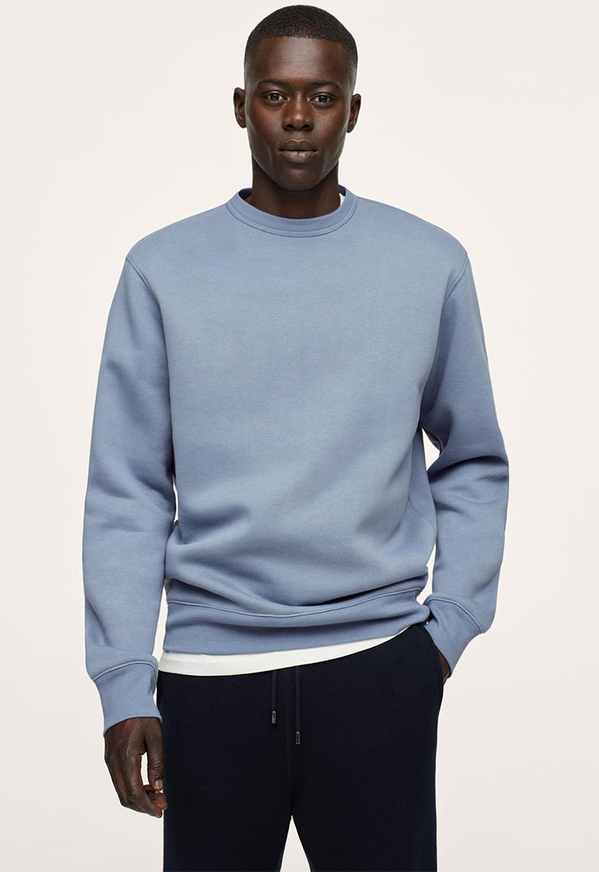 MANGO - Sweatshirt nola  - mid-blue