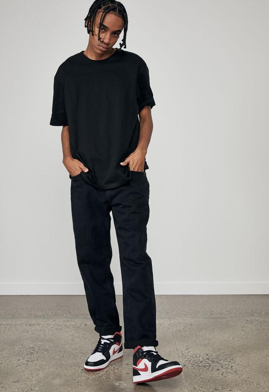 Factorie - Relaxed fit jean - washed black