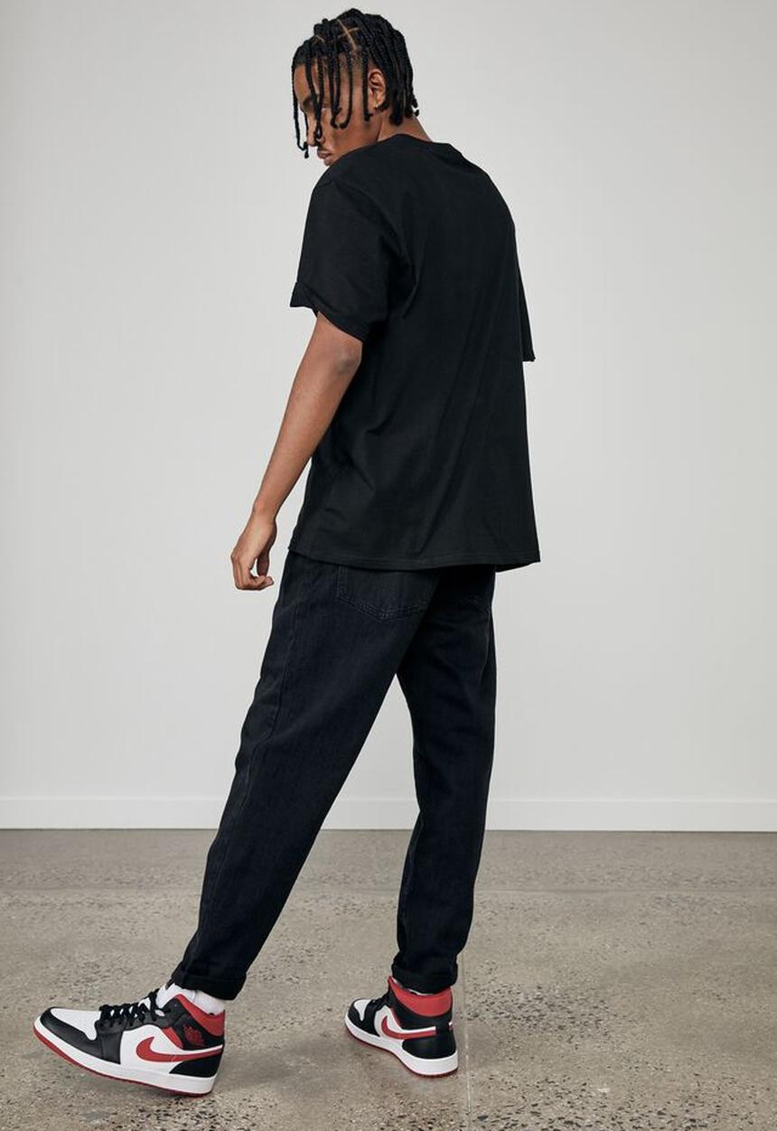 Factorie - Relaxed fit jean - washed black