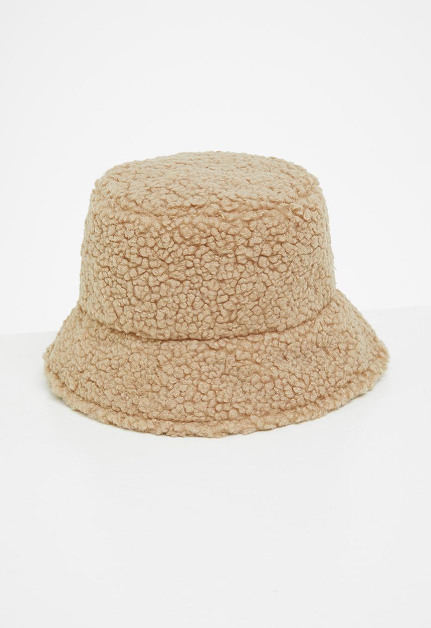 Superbalist - Sherpa bucket hat - beige
