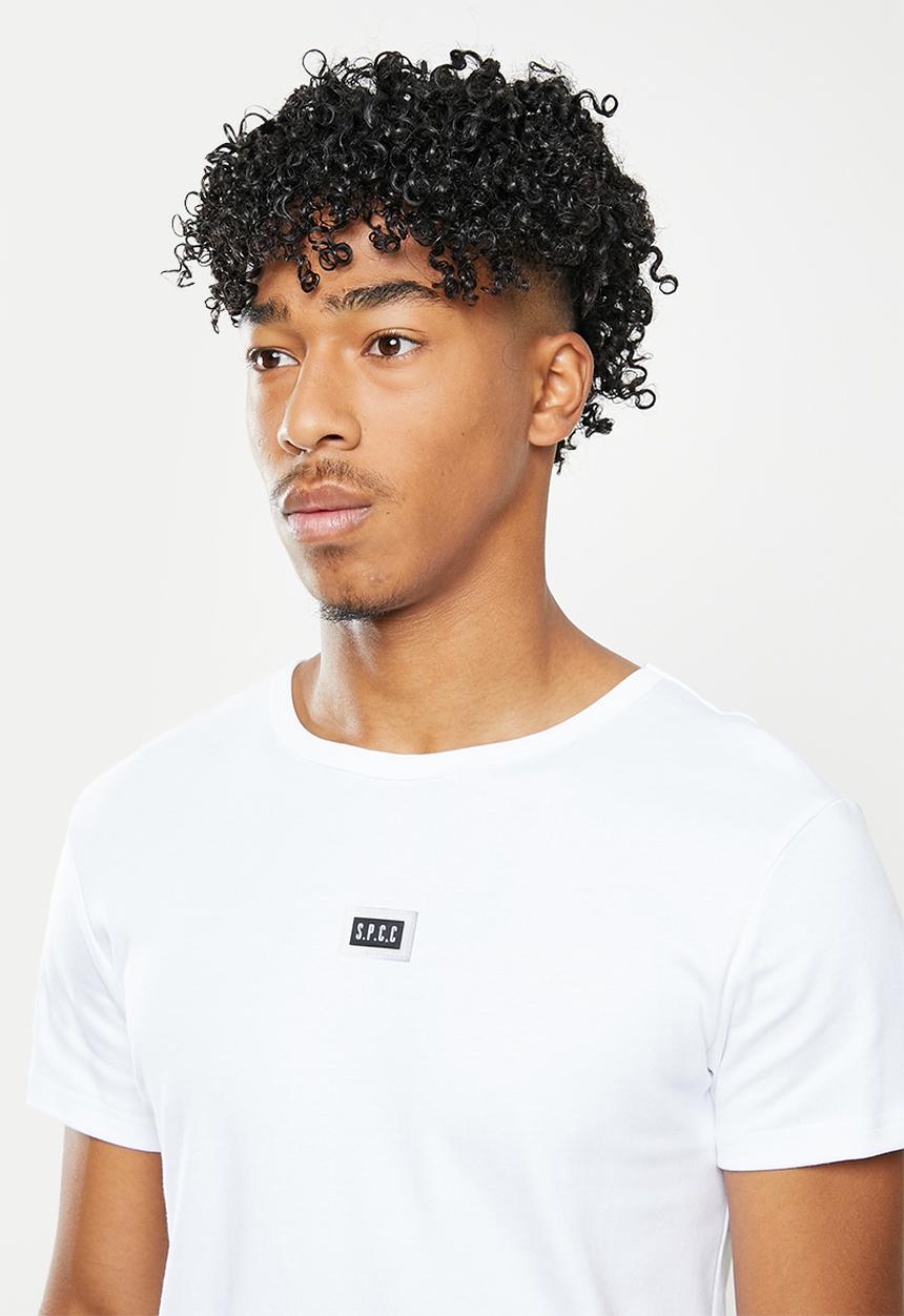 S.P.C.C - Atwell regular fit straight hem tee  - optical white