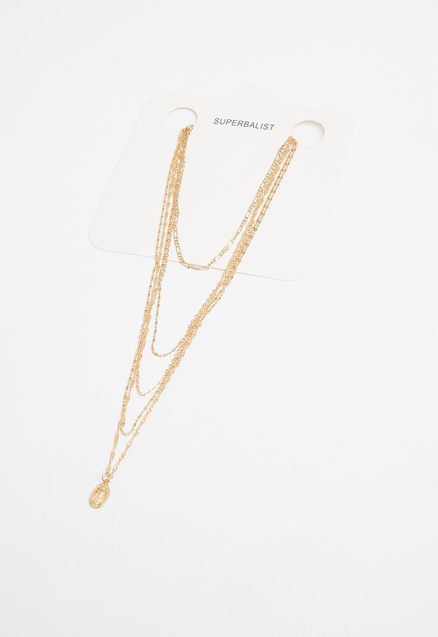 Superbalist - Stefie layered necklace - gold