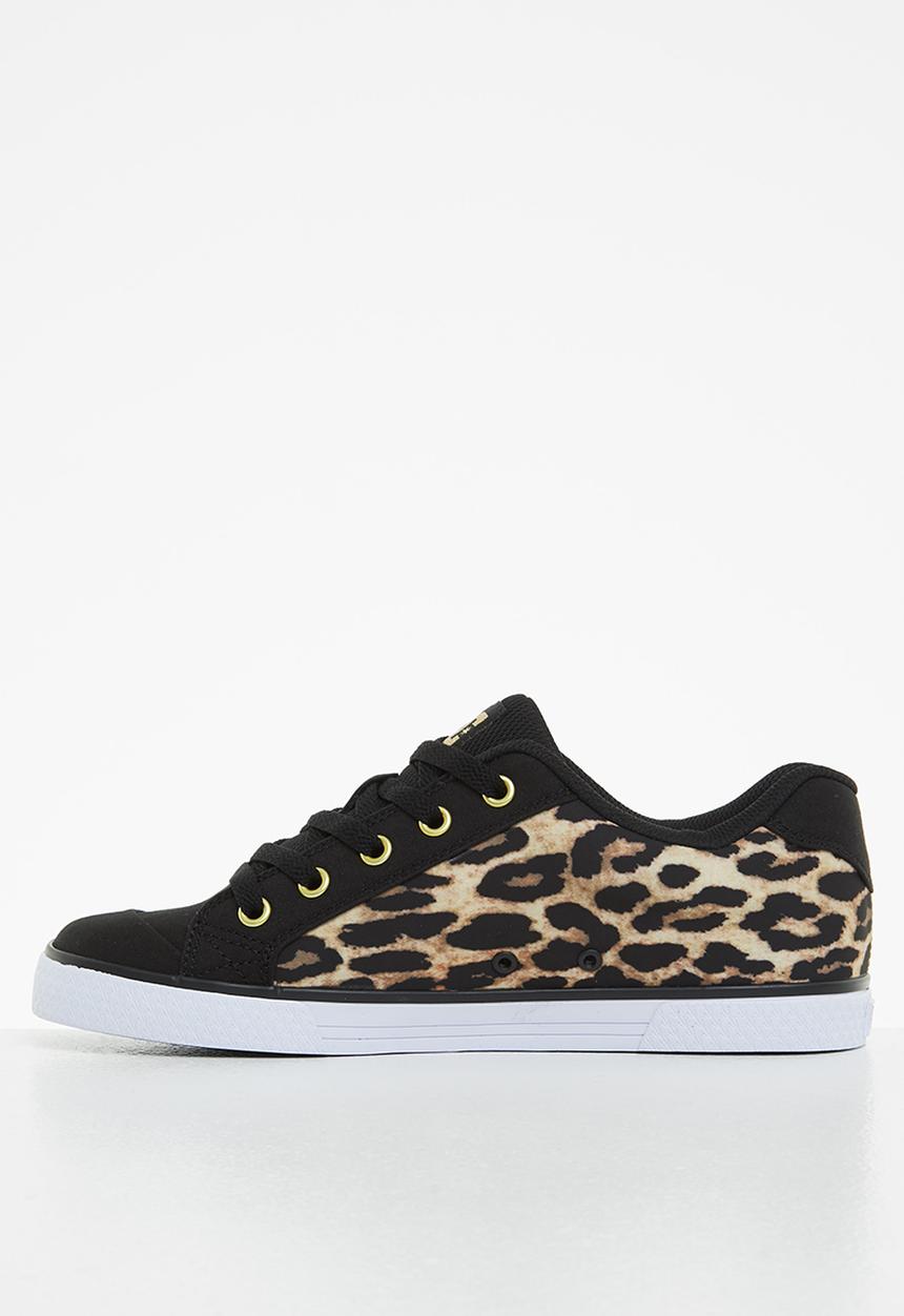 DC - Chelsea - black & leopard