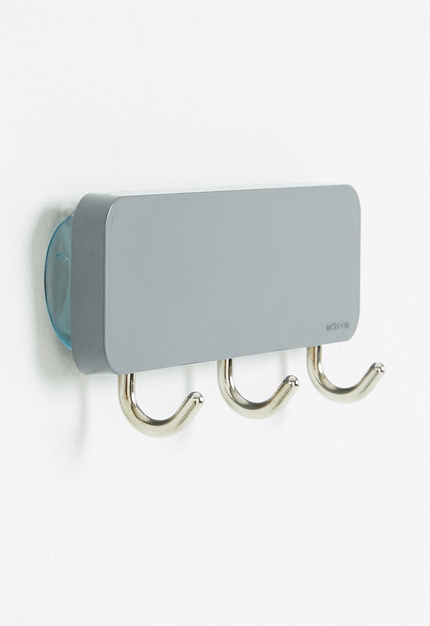 Litem - Wall hook - 3 hooks - grey