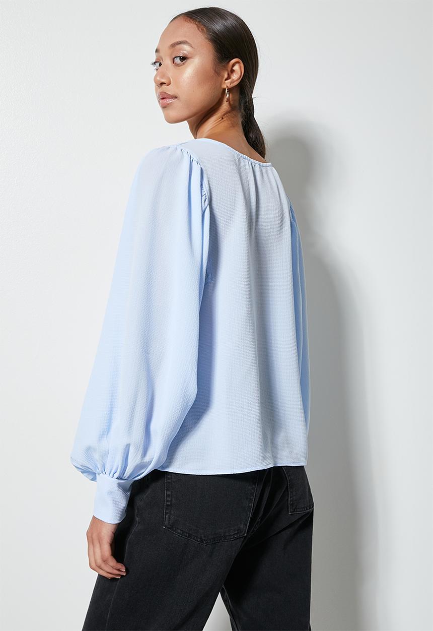 Superbalist - V-neck shell - sky blue