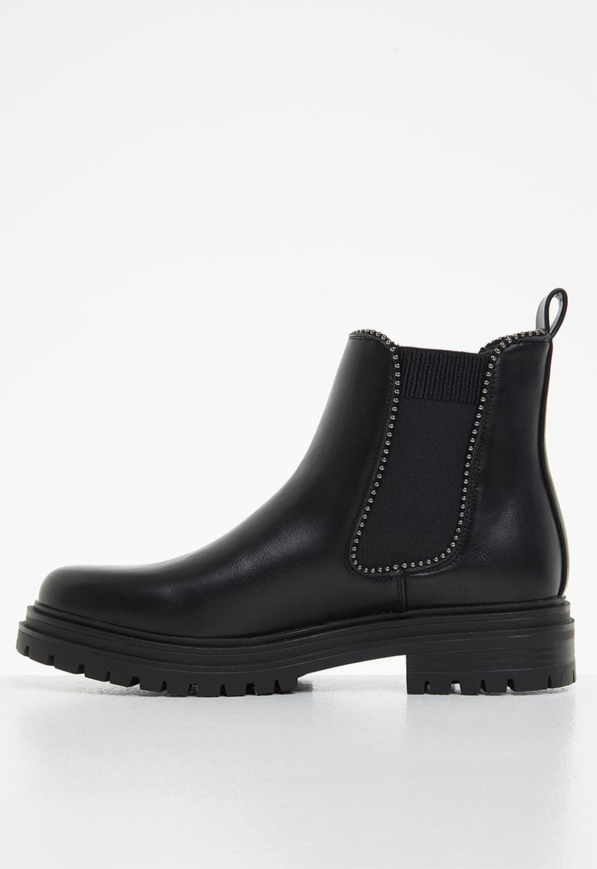 SISSY BOY - Chunked out boot boot - black