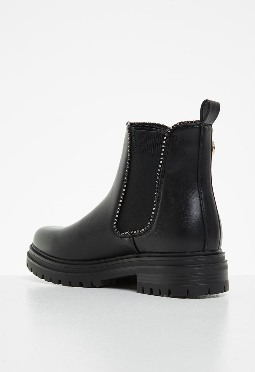 SISSY BOY - Chunked out boot boot - black