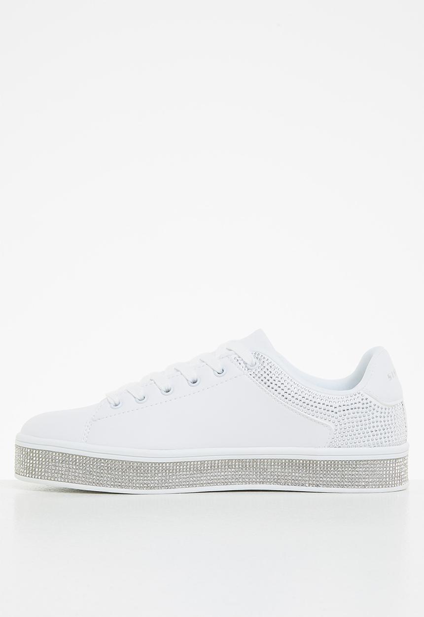 SISSY BOY - Bling ring sneaker - white