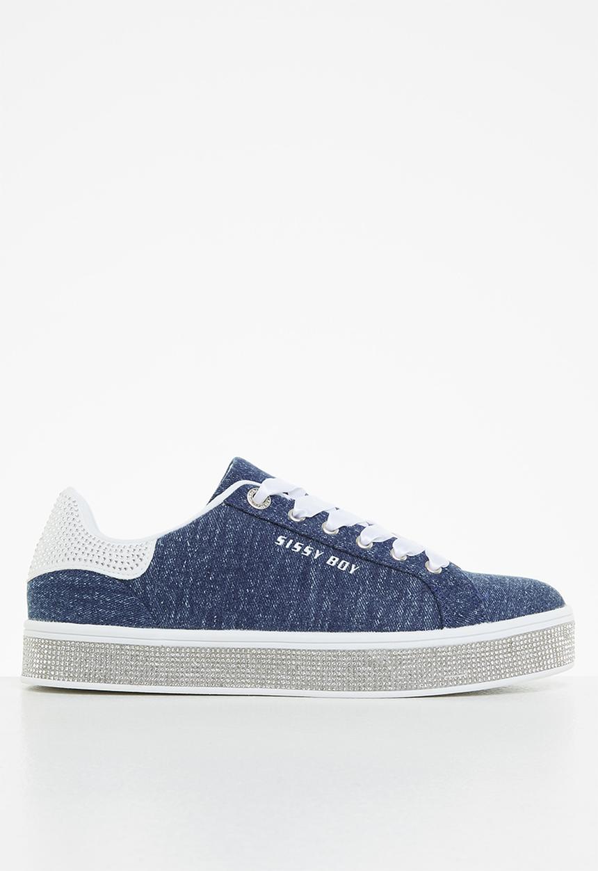 SISSY BOY - Denim daze duchess sneaker - dark denim