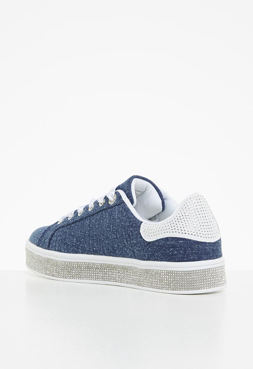 SISSY BOY - Denim daze duchess sneaker - dark denim