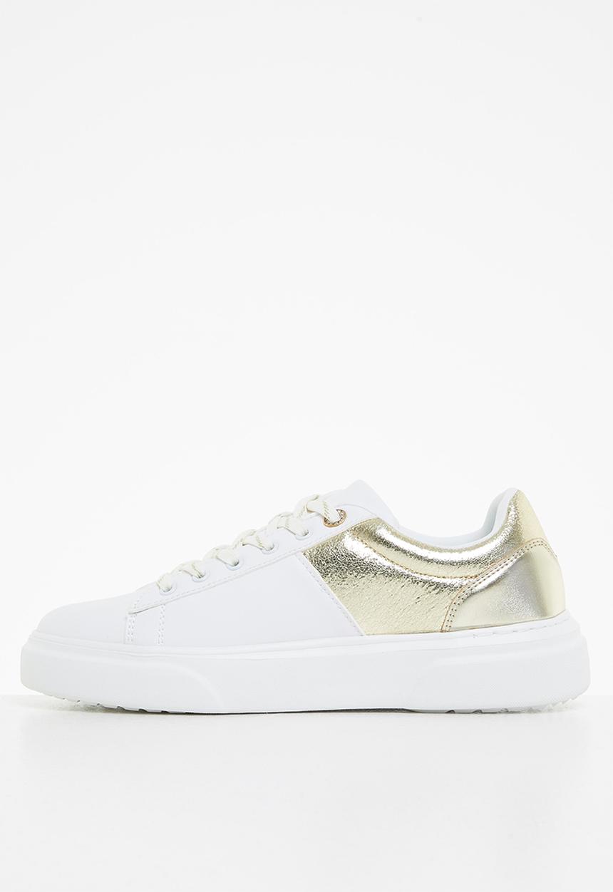 SISSY BOY - Half way sneaker - white & gold