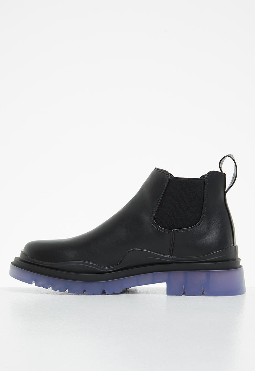 Public Desire - Myth chunky chelsea boot - black