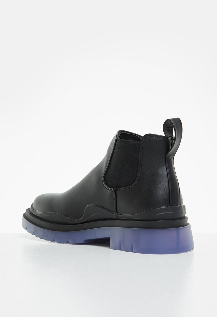 Public Desire - Myth chunky chelsea boot - black