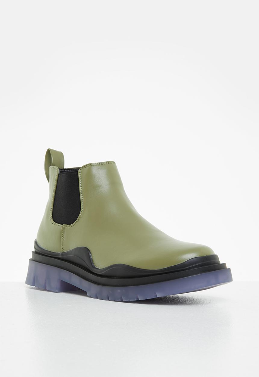 Public Desire - Myth chunky chelsea boot - khaki