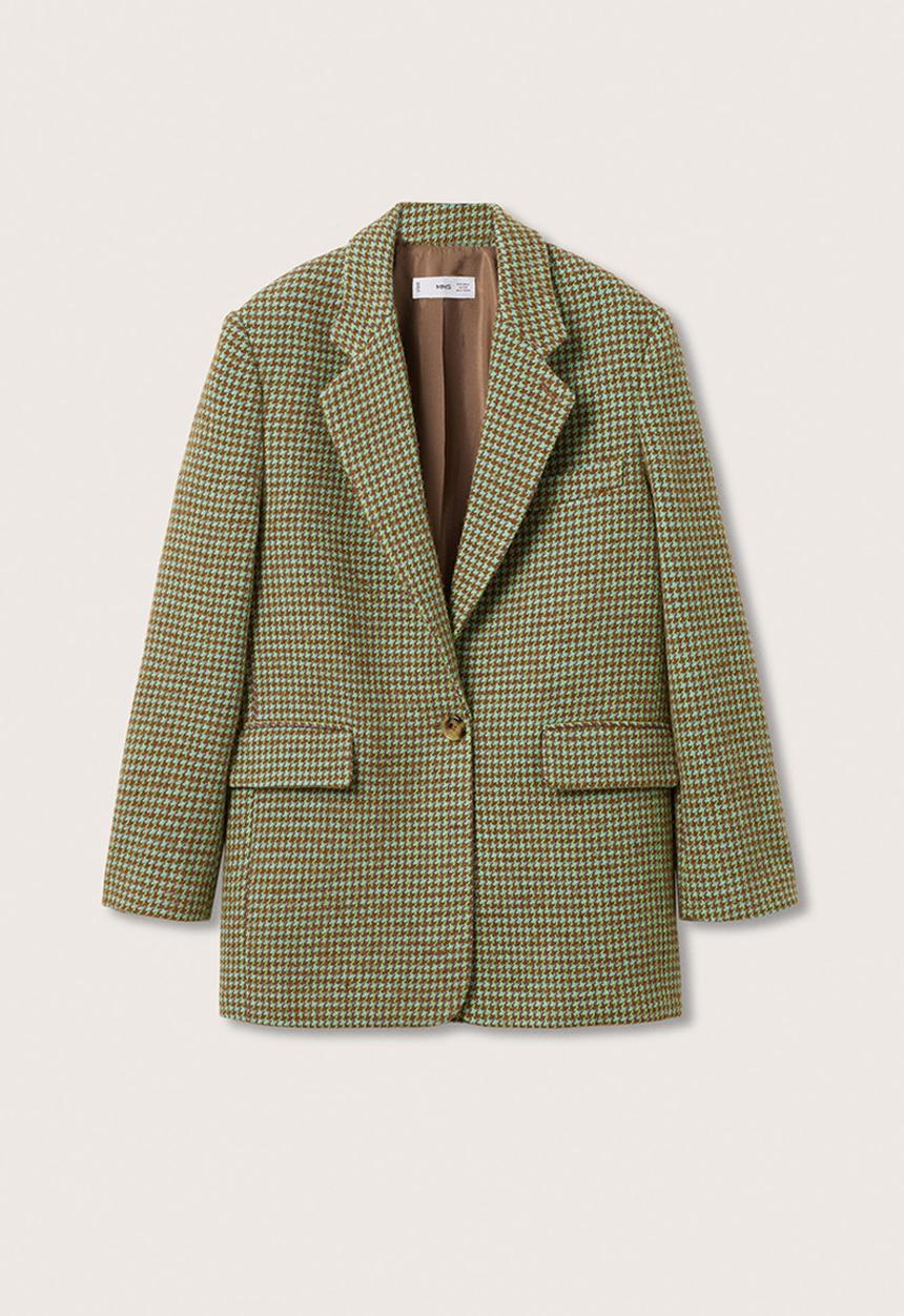 MANGO - Blazer gabriela - green