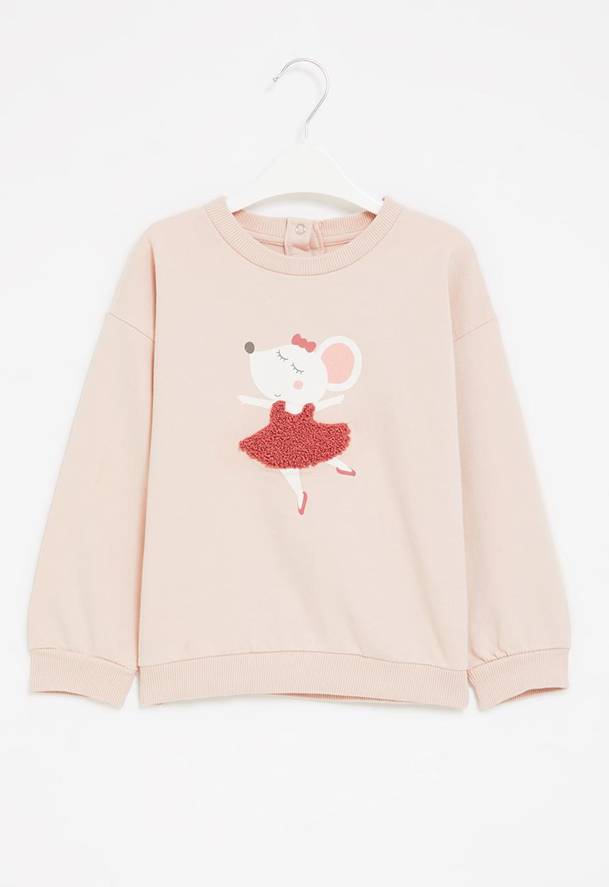 MANGO - Sweatshirt mires1 - pink