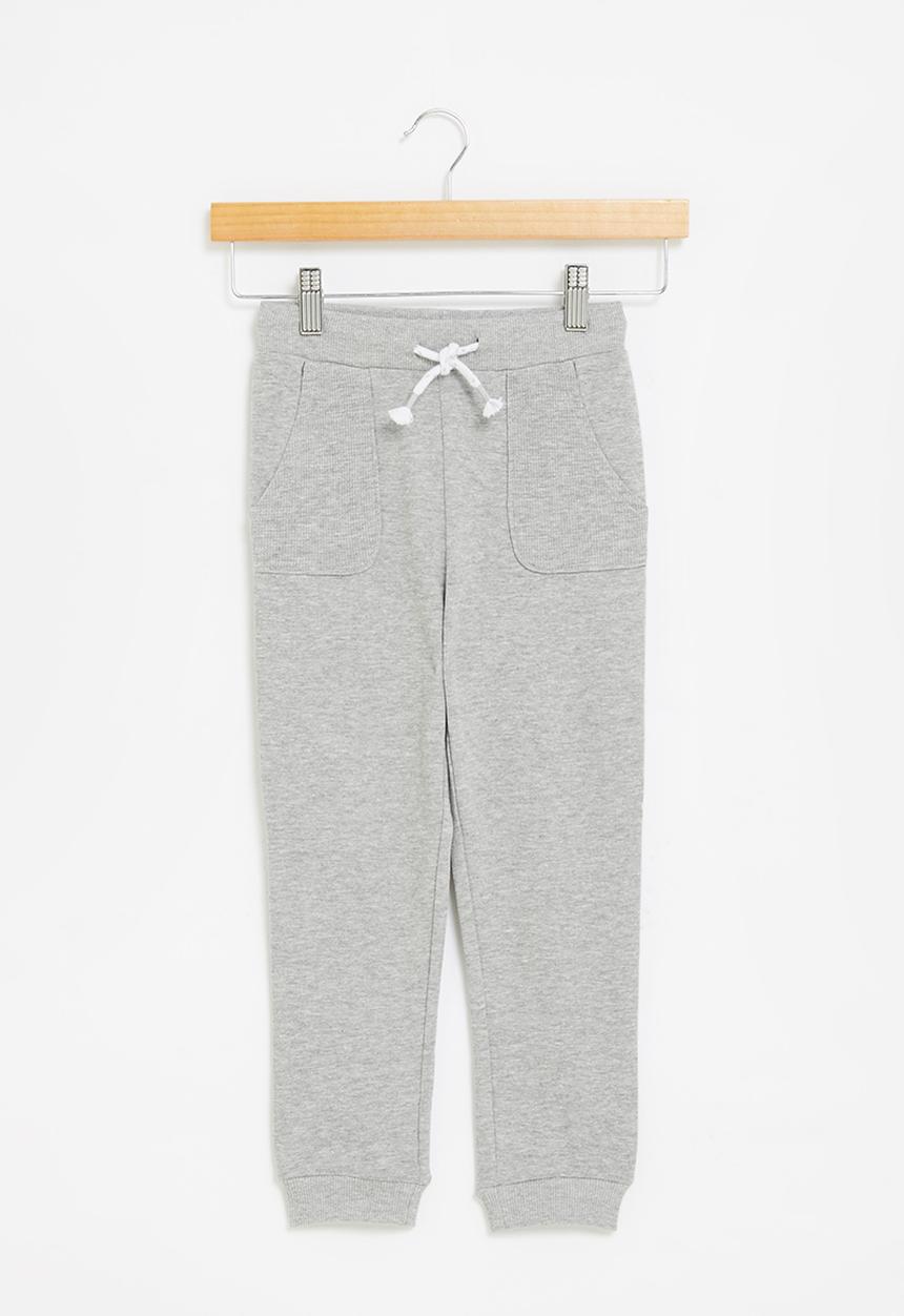 MANGO - Trousers barna - grey