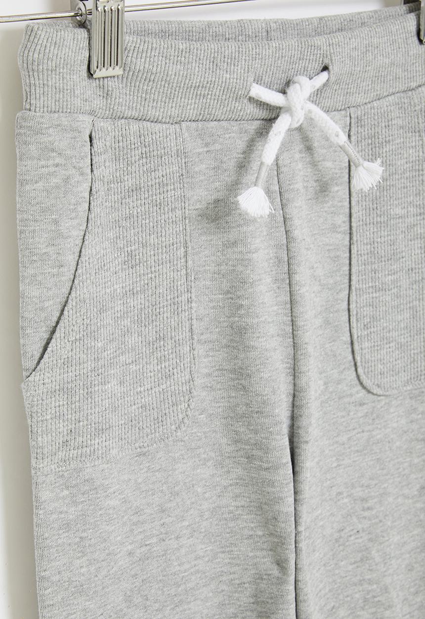 MANGO - Trousers barna - grey