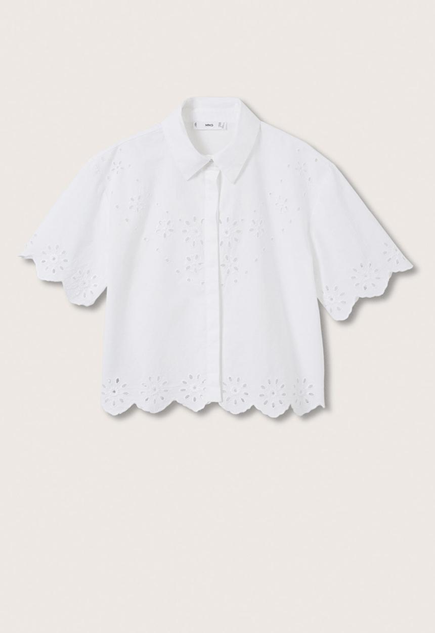 MANGO - Shirt cloud-h - white