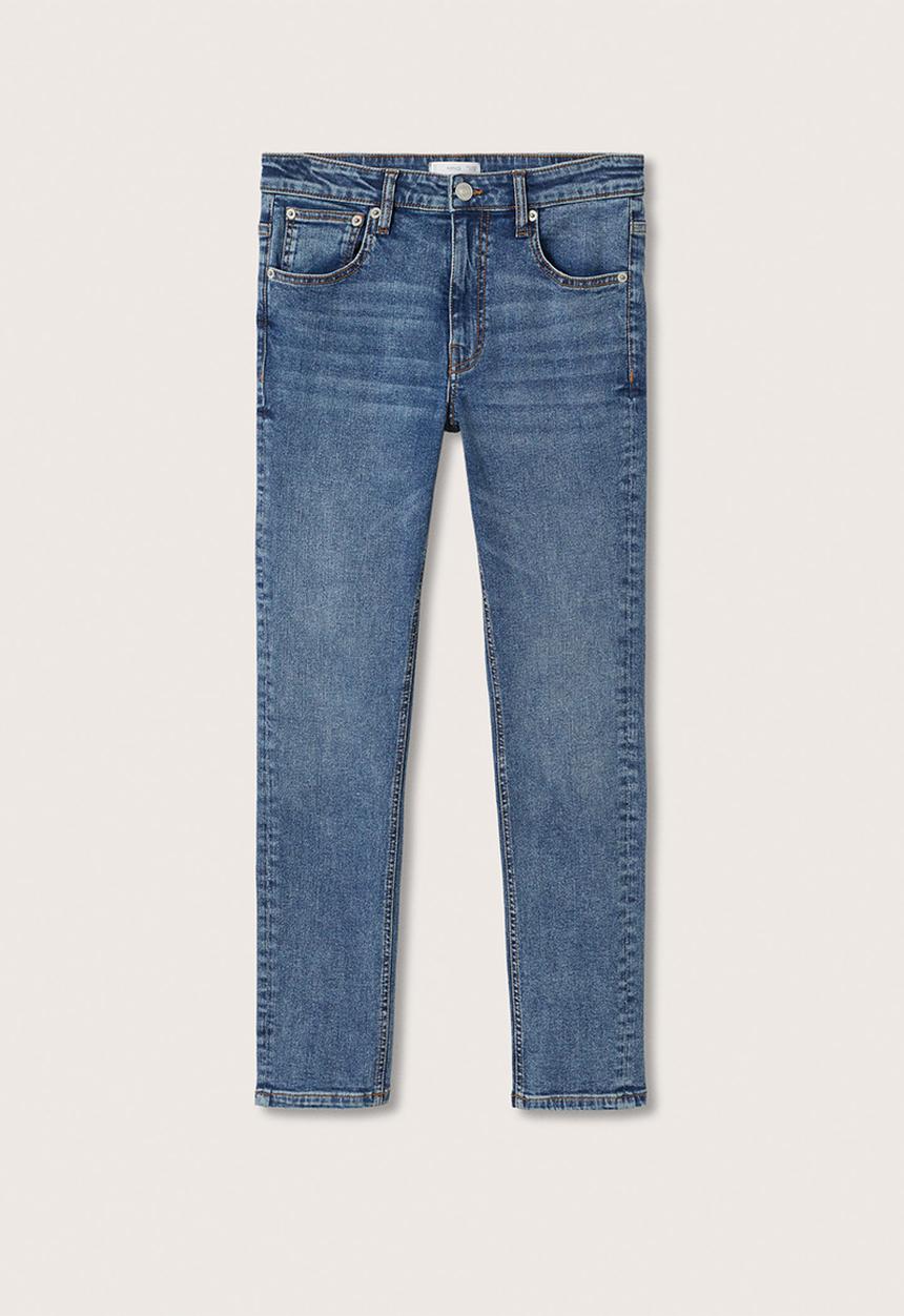 MANGO - Jeans slimtb - open blue