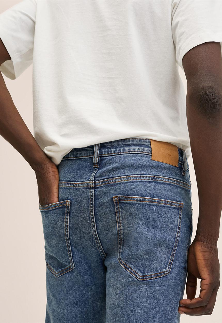 MANGO - Jeans slimtb - open blue