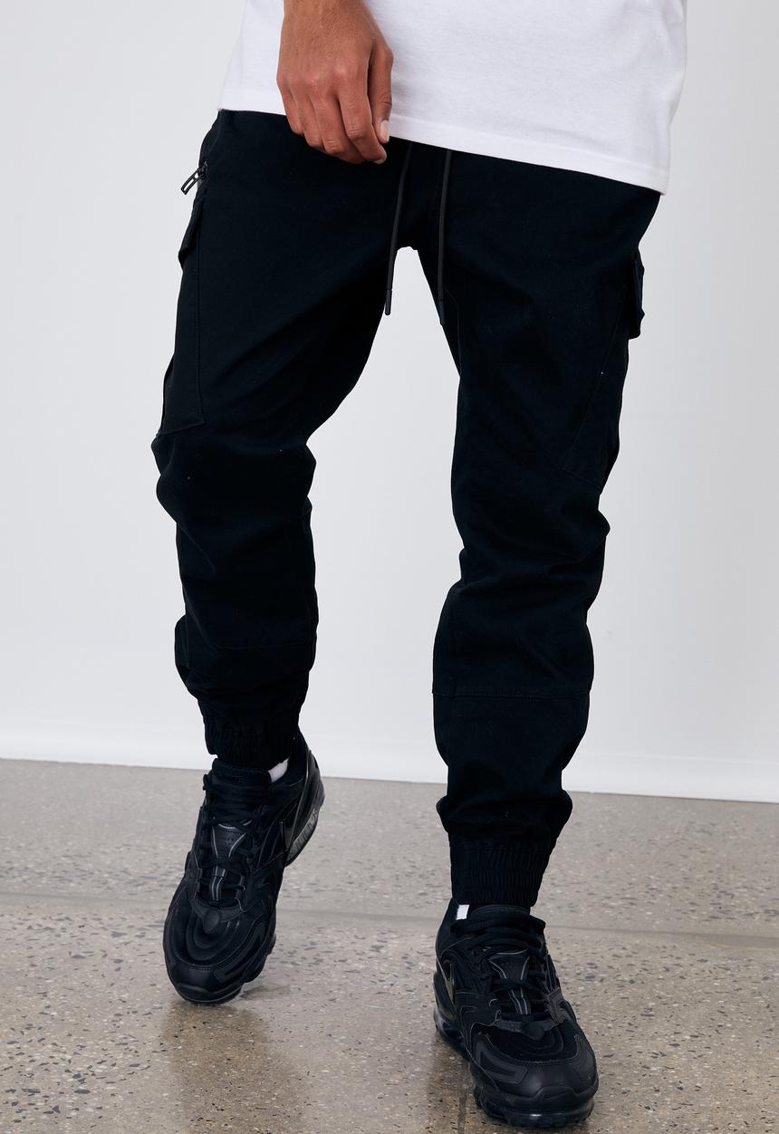 Factorie - Cargo pant - black