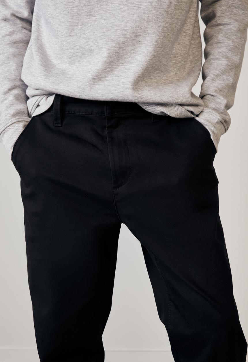 Factorie - Relaxed fit chino - black