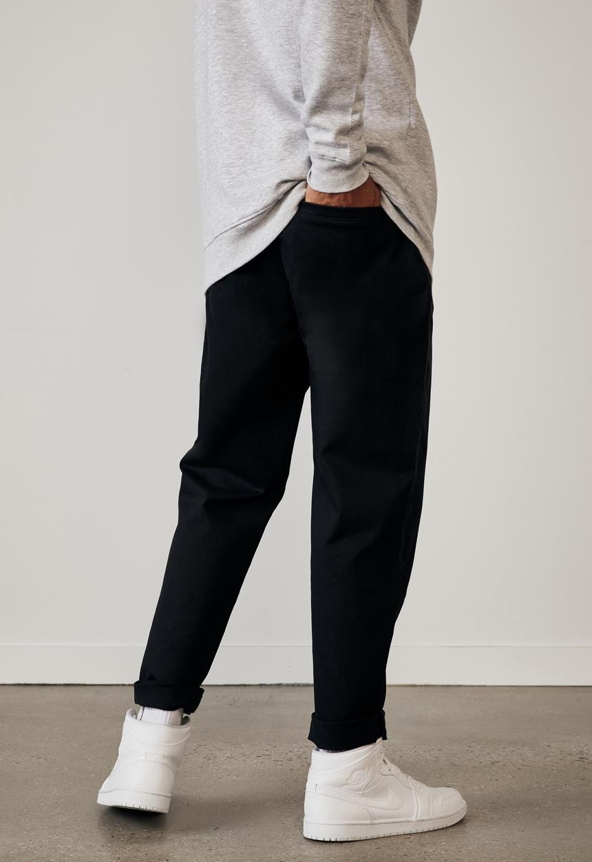 Factorie - Relaxed fit chino - black