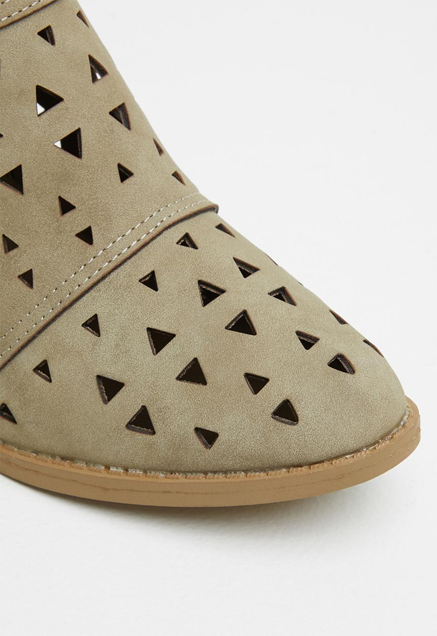 Seduction - Lasercut ankle boot - taupe