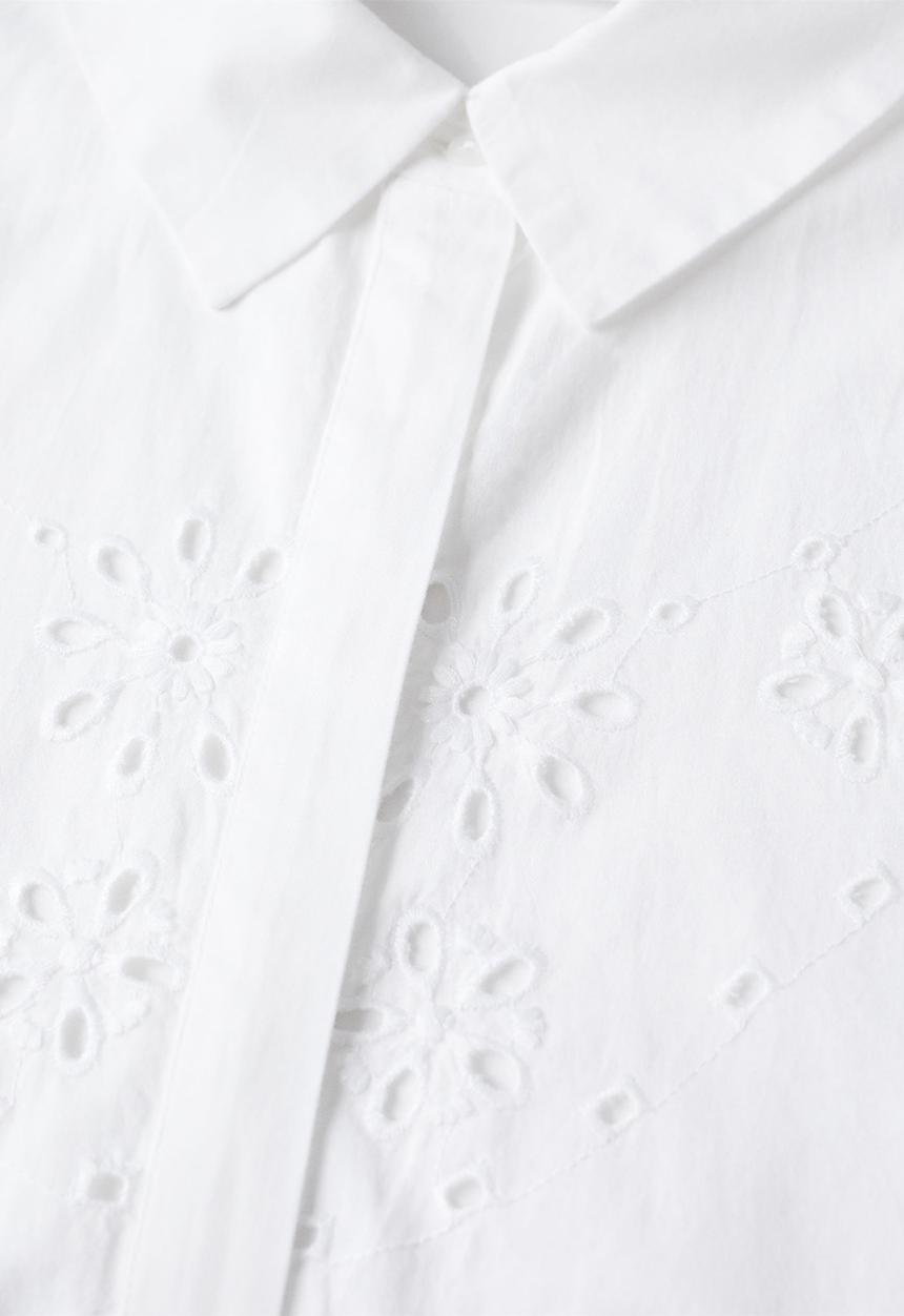 MANGO - Dress cloud-h - white
