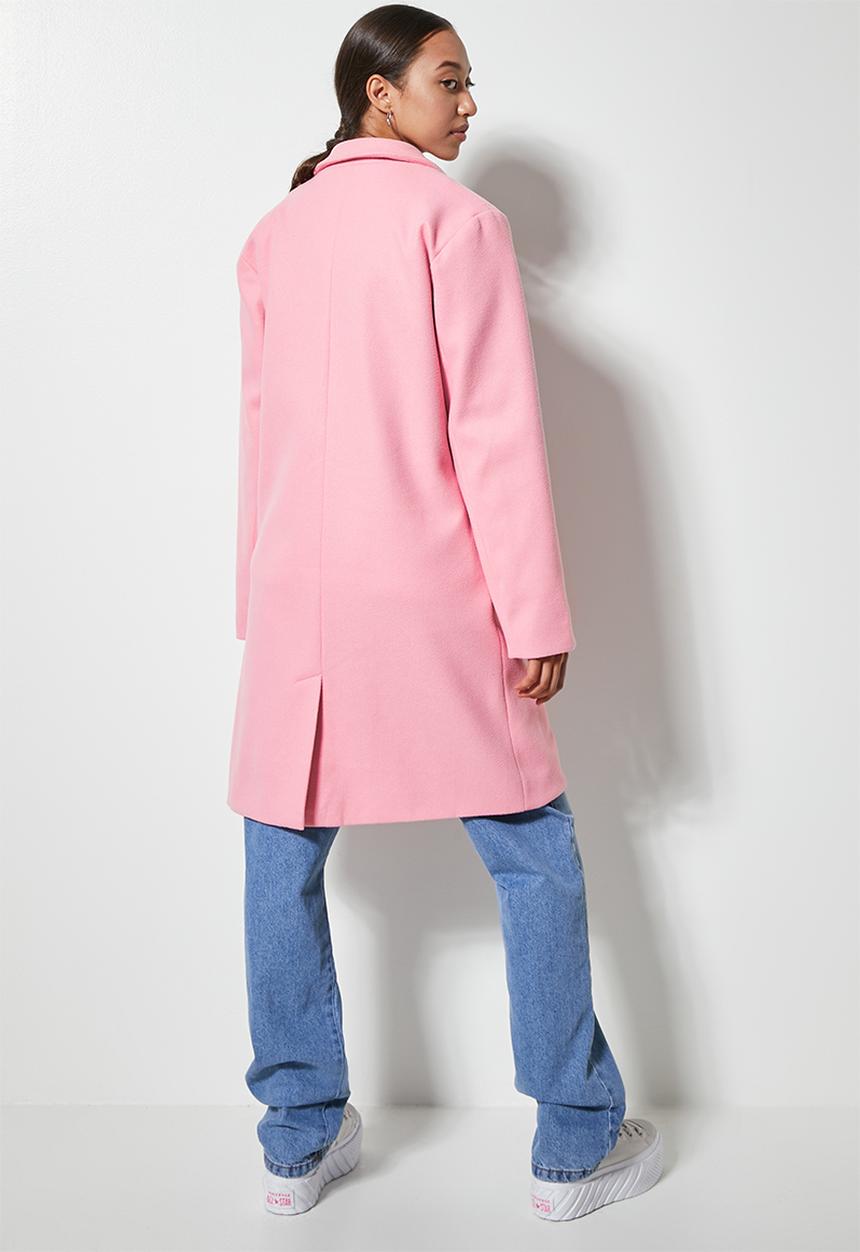 Superbalist - Midi blazer coat - pink